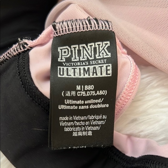 PINK Victoria's Secret Women's Light Pink Strappy Bralette - Picture 2 of 3